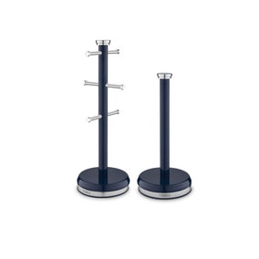 Tower Belle Mug Tree and Kitchen Roll Holder Set